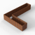 Plantenbak Module+ Corten 330x240x56 cm (60cm diep)
