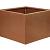 Plantenbak Vlak Corten 60x60x40 cm