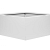 Plantenbak Vlak Wit 90x90x40 cm