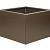 Bloembak vlak - SUPRA BRUIN 60X60X40