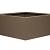 Plantenbak Vlak Supra Bruin 90x90x60 cm