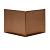 Uitwendige hoek | Kantopsluiting Single/Flex | Corten | 27,7 cm
