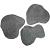 Flagstones per stuk | Desert Black  | Zwart | 5 stuks per m2 | Staptegel