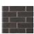 Gevelsteen | Vormbak Wasserstrich | Zwart | British Standard