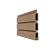 NewTechWood co-extrusie composiet Triple Rhombus schermplank, 2,1 x 16 x 180 cm, Teak