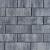 Patio longstone 7 cm nero/grey