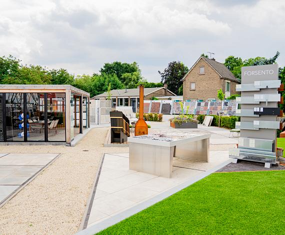 Clare bezand ongetrommeld voortuin Mega Stones Nijmegen