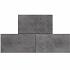 Keramische tegel | Cera3line | Rocky Anthracite | Antraciet | 45x90x3 cm