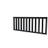 Hekwerk recht douglas type A, 178,5 x 73 cm, zwart geïmpregneerd.