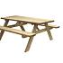 Picknicktafel Easy, 40 mm dik, bladmaat 180 x 70 cm, groen geïmpregneerd.