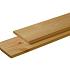 Douglas plank 1 zijde geschaafd, 1 zijde fijnbezaagd 2,8 x 24,5 x 400 cm, groen geïmpregneerd.