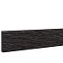 Betonplaat dubbelzijdig leisteenmotief 36 x 3,5 x 184 cm, antraciet gecoat.