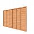 Douglas wandpakket tbv enkelzijdige wand Comfort/DHZ 371x224 cm, kleurloos geïmpregneerd