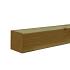 Douglas geschaafde paal 12 x 12 x 400 cm, groen geïmpregneerd.