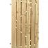 Jumbodeur met slotgat, geschaafd vuren 15 mm op verstelbaar stalen frame 100 x 200 cm, recht verticaal.