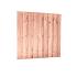Douglas fijnbezaagd plankenscherm 19-planks 15 mm, 180 x 180 cm tbv betonsysteem, onbehandeld