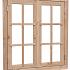 Douglas dubbel uitzetraam Prestige met dubbelglas, 112 x 120,5 cm, onbehandeld.