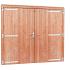 Redvision dubbele deur inclusief kozijn extra breed en hoog, 255 x 209 cm.