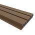 NewTechWood HKC co-extrusie wand bekleding castellation 50 profiel, 2,5 x 19,6 x 290 cm, Teak.
