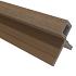 NewTechWood HKC co-extrusie hoekprofiel castellation t.b.v. wand bekleding, 7 x 8 x 300 cm, Teak.