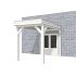 Buitenverblijf aan huis Premium I, vuren, basismodel XL/A, 207x349 cm, wit gespoten.