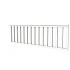 Hekwerk recht vuren type B, 228,5 x 73 cm, wit gespoten.