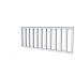 Hekwerk recht vuren type A, 178,5 x 73 cm, lichtgrijs gespoten.