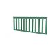 Hekwerk recht vuren type A, 178,5 x 73 cm, jungle groen gespoten.