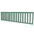 Hekwerk recht vuren type C, 278,5 x 73 cm, jungle groen gespoten.