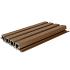 NewTechWood HKC co-extrusie Castellation PRO35 gevelbekleding, 3,3 x 21,5 x 230 cm, Teak.