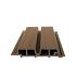 NewTechWood HKC co-extrusie Castellation PRO65 gevelbekleding, 3,3 x 18 x 390 cm, Teak