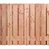 Douglas geschaafd plankenscherm 21-planks 16 mm, 180 x 130 cm t.b.v. betonsysteem, onbehandeld.