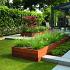 Plantenbak Modulair Corten 180x30x28 cm