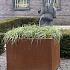 Plantenbak Vlak Corten 30x30x40 cm