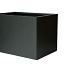Bloembak vlak - GRAFIET ZWART 90x90x60 cm