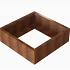 Plantenbak Module+ Corten 90x90x28 cm