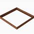 Plantenbak Module+ Corten 300x300x28 cm