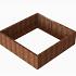 Plantenbak Module+ Corten 150x150x42 cm