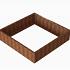 Plantenbak Module+ Corten 180x180x42 cm