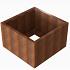 Plantenbak Module+ Corten 90x90x56 cm