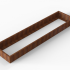 Plantenbak Module+ Corten 360x90x28 cm