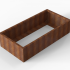 Plantenbak Module+ Corten 180x90x42 cm