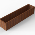 Plantenbak Module+ Corten 270x60x56 cm