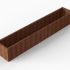 Plantenbak Module+ Corten 360x60x56 cm