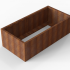 Plantenbak Module+ Corten 180x90x56 cm