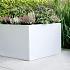 Plantenbak Vlak Wit 90x90x40 cm