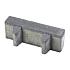 Aqua Brick | 40procent open | Waterpasserend | Zwart | 30x10x8 cm