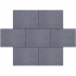 Granulati | Grigio Scuro | Donkergrijs | Geïmpregneerd | 20x30x6 cm