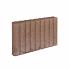 Rondo Palissadeband | Bruin | 50x8x35 cm