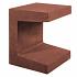 U-Element | Corten/Bruin | 40x40x50 cm